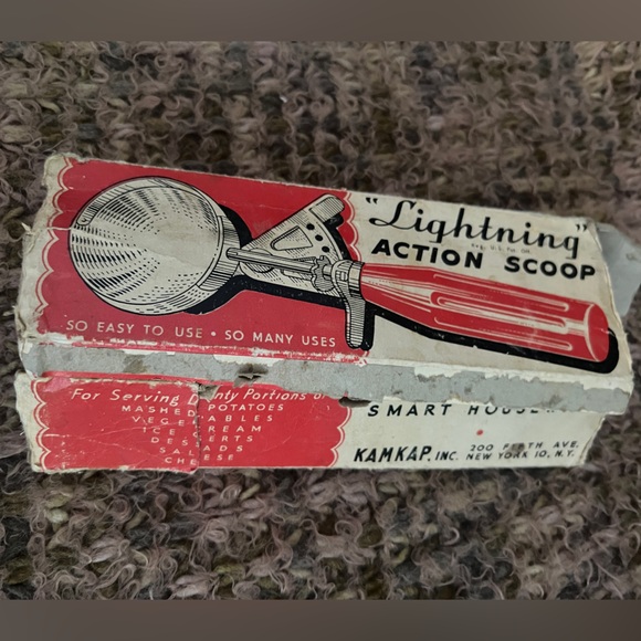 Lightning Action Ice Cream Scoop, Kam Kap, Excellent Condition with Original Box - Picture 14 of 16